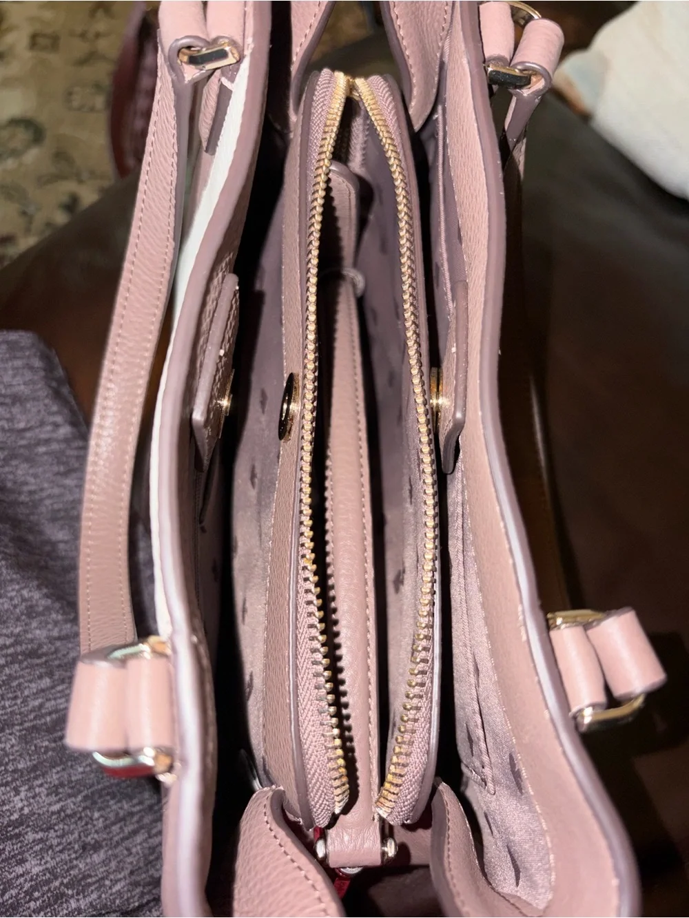 kate spade Two-Tone Brown and Cream Satchel